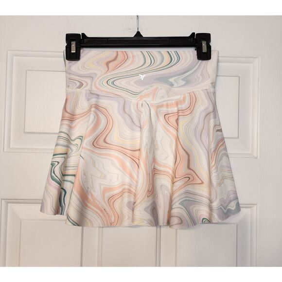 Old Navy Girls Active High Rise Powersoft Leggings & Skort Size 10/12 Marbled - Picture 3 of 6